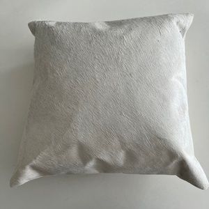 CB2 Natural Cowhide Pillow